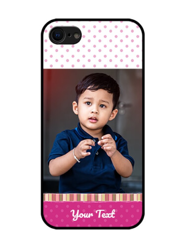 Custom iPhone 8 Custom Metal Phone Case - Cute Girls Cover Design