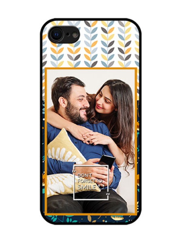 Custom iPhone 8 Custom Metal Phone Case - Pattern Design