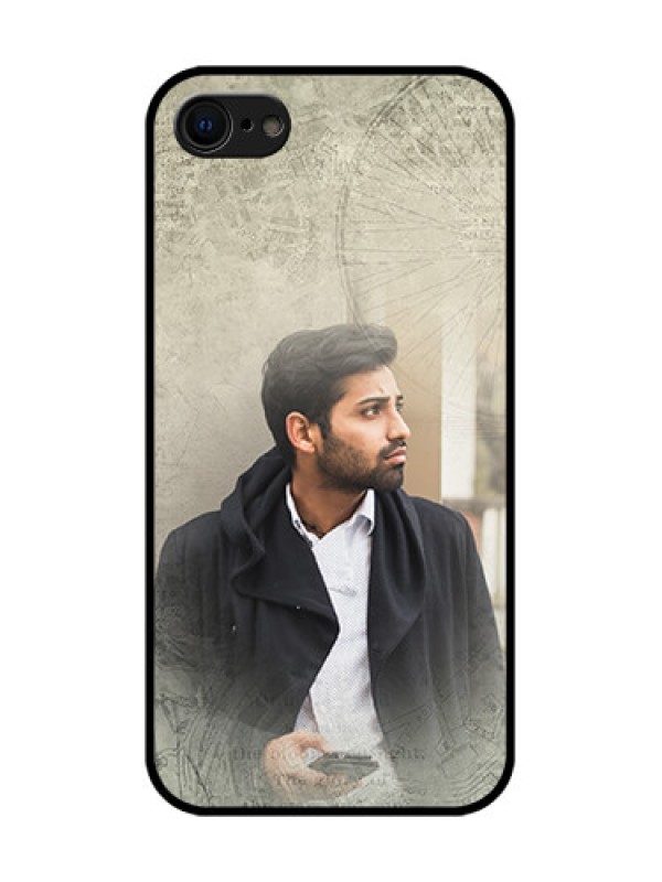 Custom iPhone 8 Custom Metal Phone Case - With Vintage Design