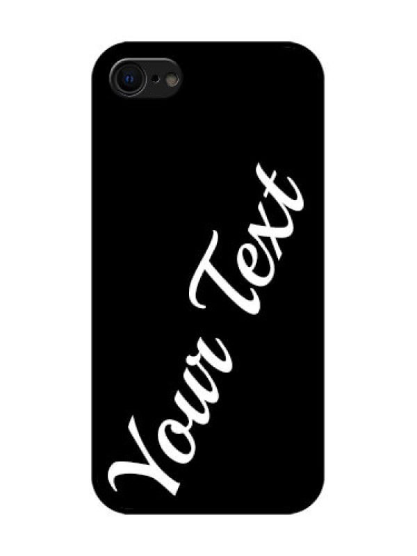 Custom iPhone 8 Custom Metal Phone Case - With Your Name Design