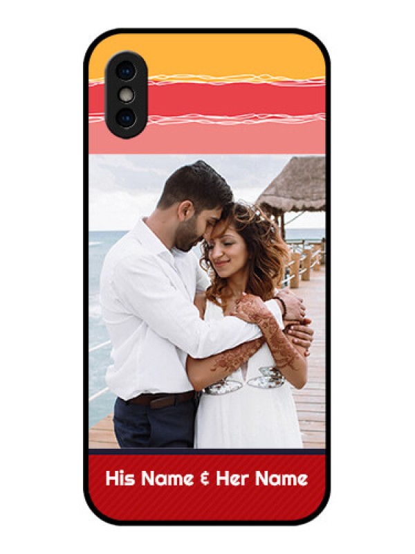 Custom iPhone X Custom Metal Phone Case - Colorful Case Design