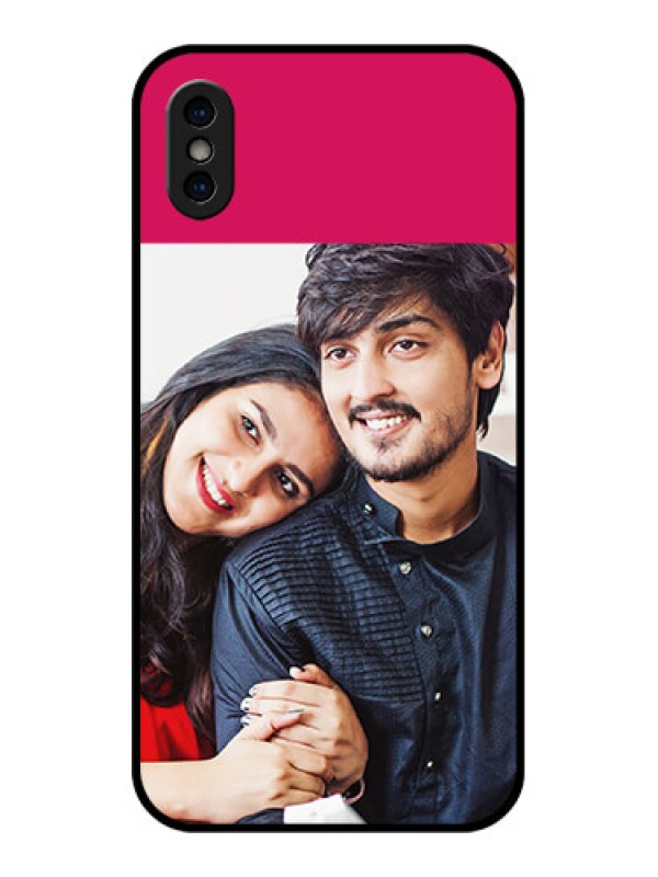 Custom iPhone X Custom Metal Phone Case - Anniversary Cover Design