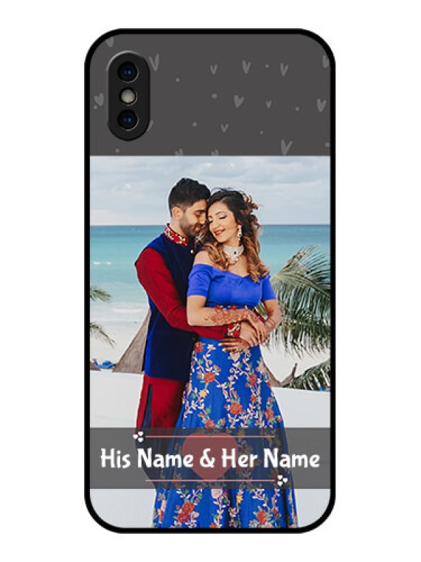 Custom iPhone X Custom Metal Phone Case - Buy Love Design With Photo Online