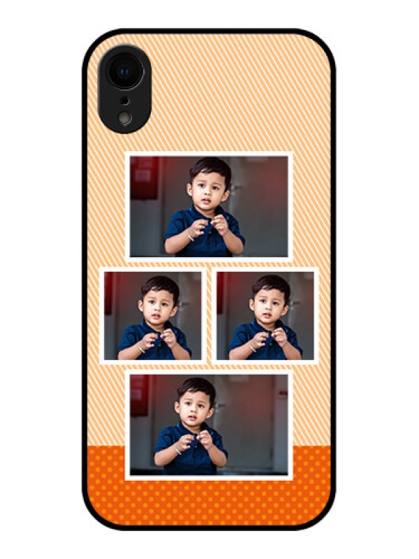 Custom iPhone XR Custom Metal Phone Case - Bulk Photos Upload Design