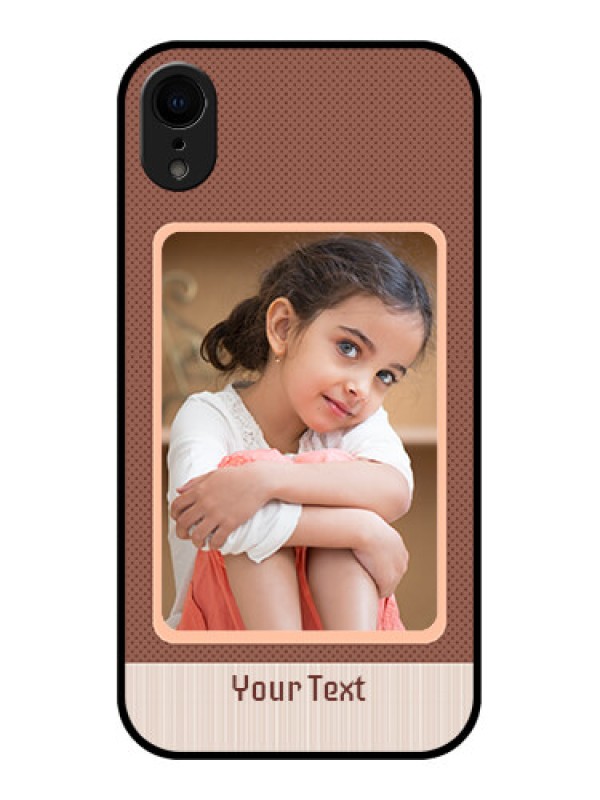 Custom iPhone XR Custom Metal Phone Case - Simple Pic Upload Design