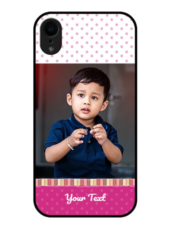 Custom iPhone XR Custom Metal Phone Case - Cute Girls Cover Design