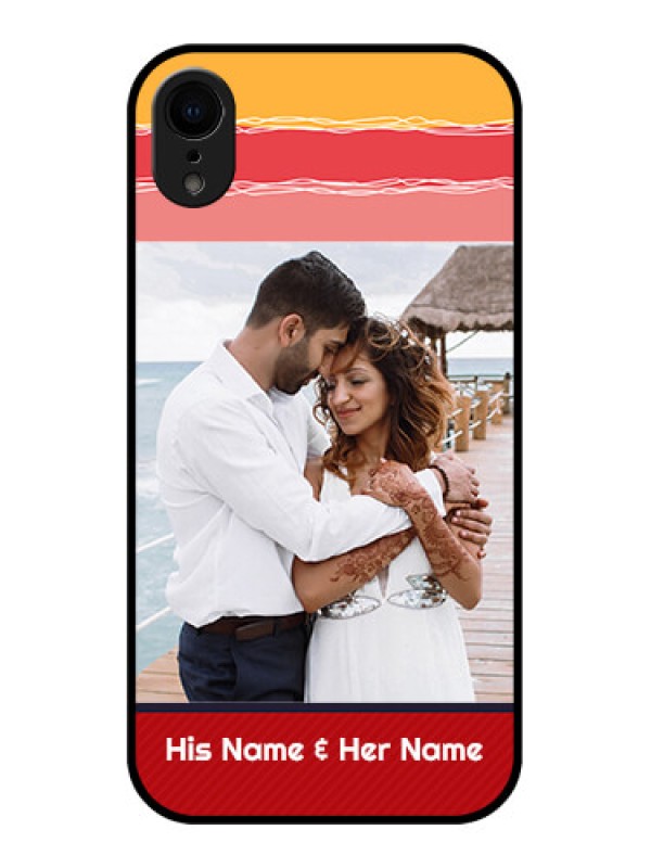 Custom iPhone XR Custom Metal Phone Case - Colorful Case Design