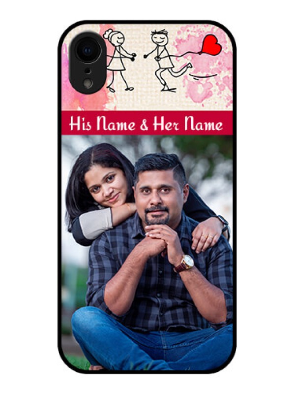 Custom iPhone XR Custom Metal Phone Case - You And Me Case Design