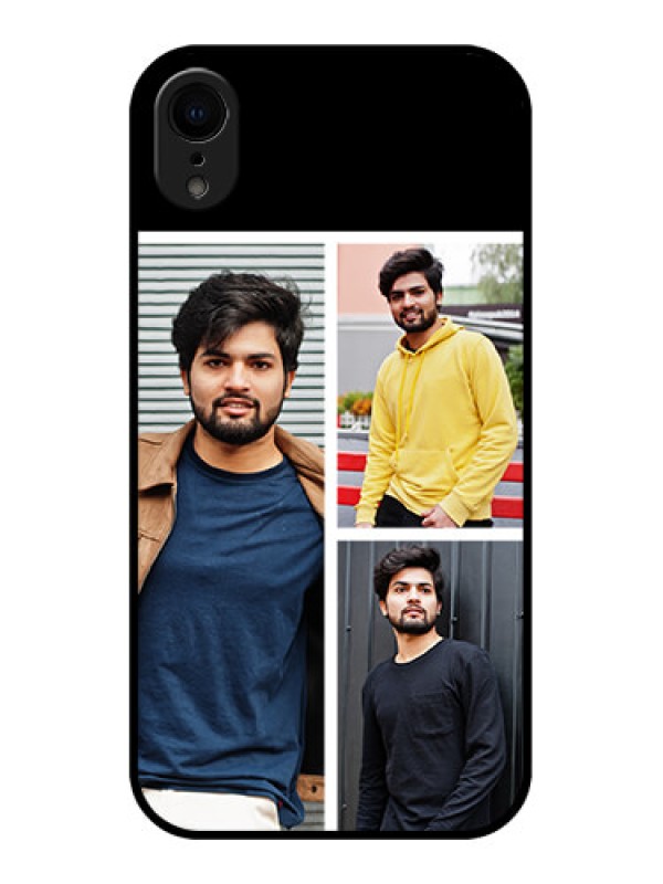 Custom iPhone XR Custom Metal Phone Case - Upload Multiple Picture Design