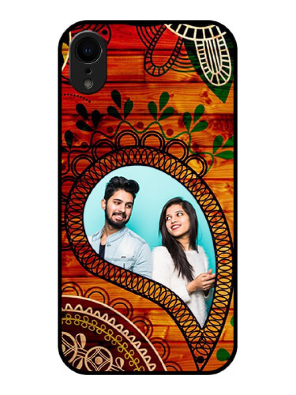 Custom iPhone XR Custom Metal Phone Case - Abstract Colorful Design