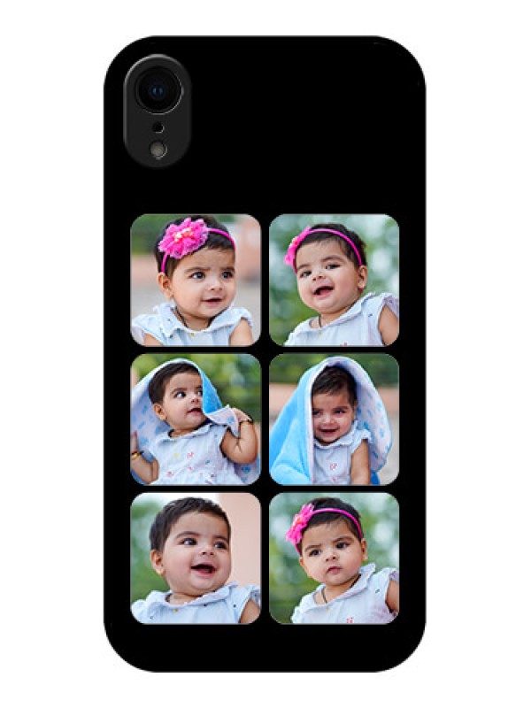 Custom iPhone XR Custom Metal Phone Case - Multiple Pictures Design