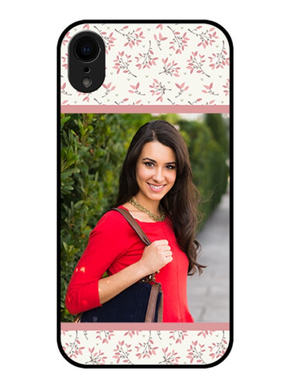 Custom iPhone XR Custom Metal Phone Case - Stunning Floral Design