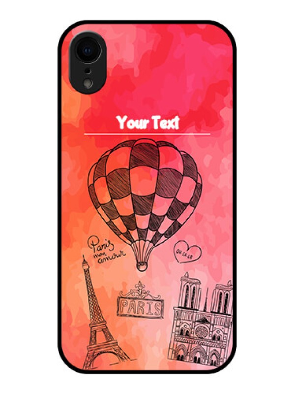 Custom iPhone XR Custom Metal Phone Case - Paris Theme Design