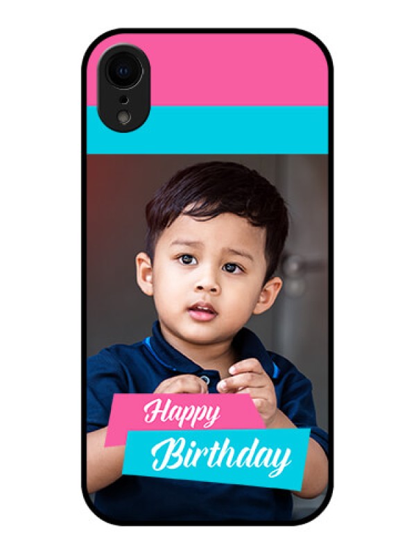 Custom iPhone XR Custom Metal Phone Case - Image Holder With 2 Color Design