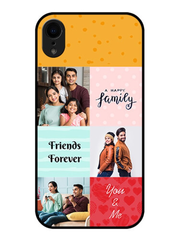 Custom iPhone XR Custom Metal Phone Case - Images With Quotes Design