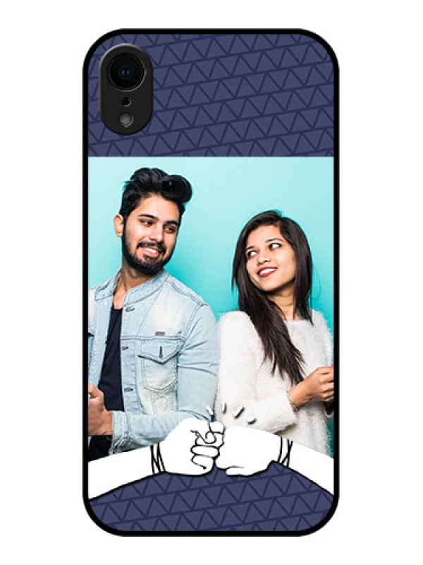 Custom iPhone XR Custom Metal Phone Case - With Best Friends Design