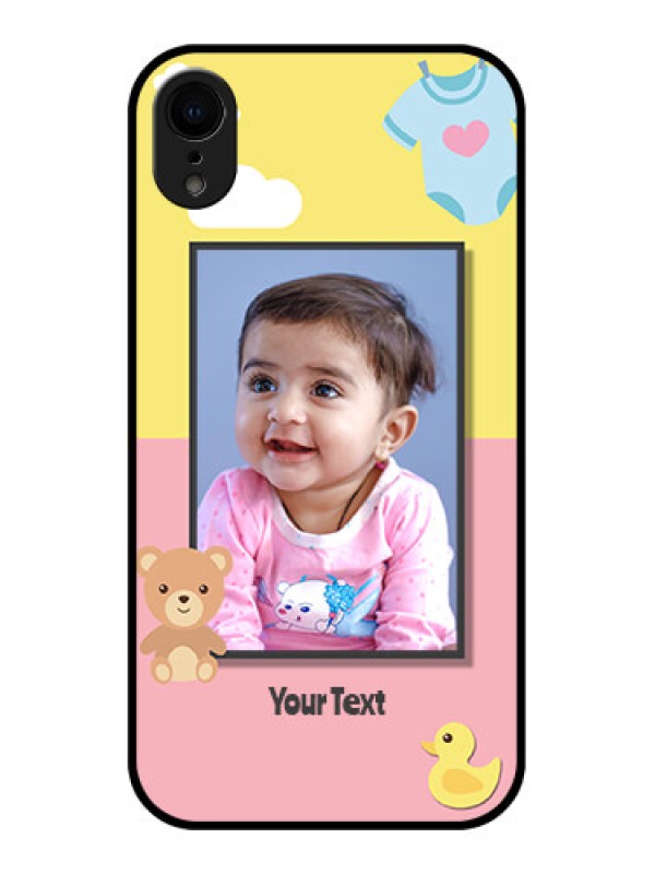 Custom iPhone XR Custom Metal Phone Case - Kids 2 Color Design
