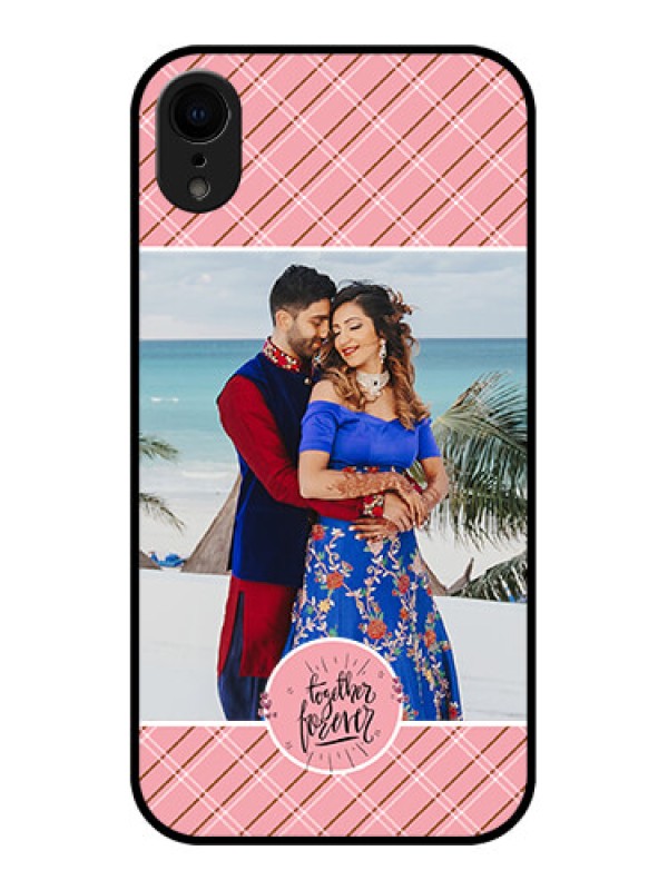 Custom iPhone XR Custom Metal Phone Case - Together Forever Design