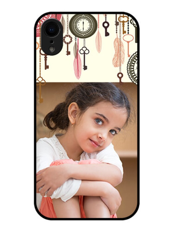 Custom iPhone XR Custom Metal Phone Case - Boho Style Design