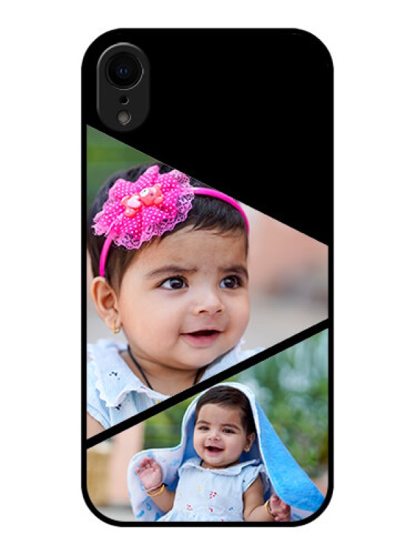 Custom iPhone XR Custom Metal Phone Case - Semi Cut Design