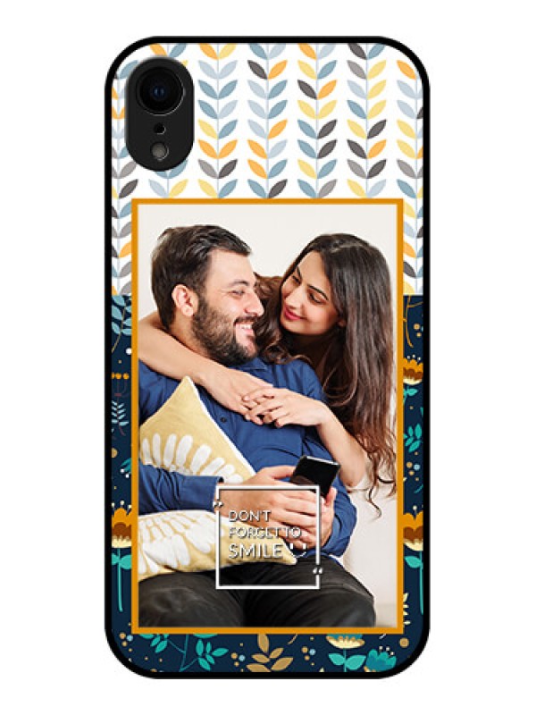 Custom iPhone XR Custom Metal Phone Case - Pattern Design