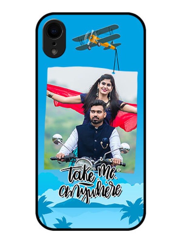 Custom iPhone XR Custom Metal Phone Case - Traveller Design