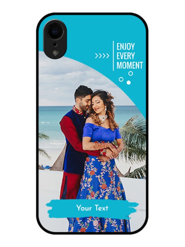 Custom iPhone XR Custom Metal Phone Case - Happy Moment Design