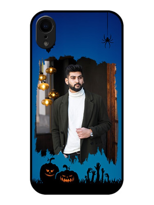 Custom iPhone XR Custom Metal Phone Case - With Pro Halloween Design