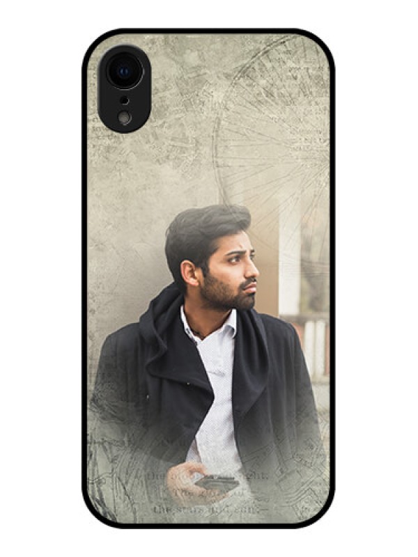 Custom iPhone XR Custom Metal Phone Case - With Vintage Design