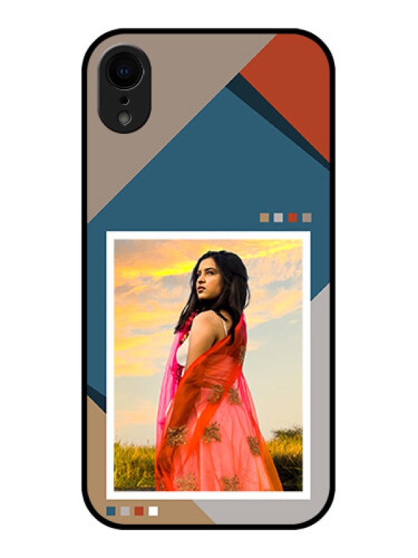 Custom iPhone XR Custom Metal Phone Case - Retro Color Pallet Design