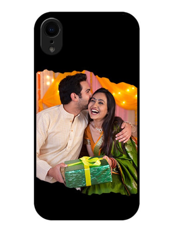 Custom iPhone XR Custom Metal Phone Case - Tear - Off Design