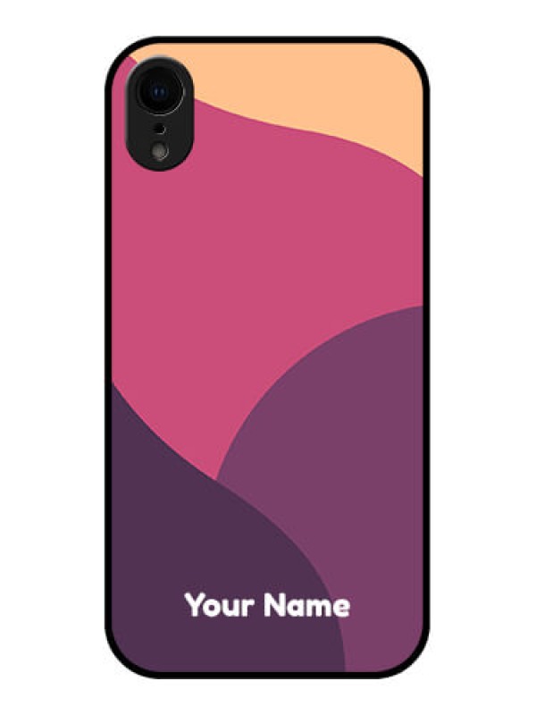 Custom iPhone XR Custom Metal Phone Case - Mixed Multi - Colour Abstract Art Design