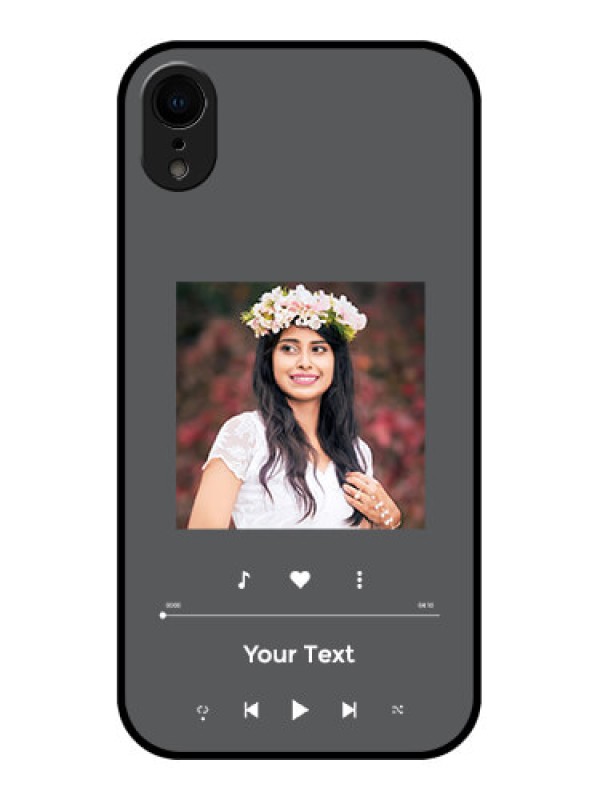 Custom iPhone XR Custom Metal Phone Case - Play The Music Design