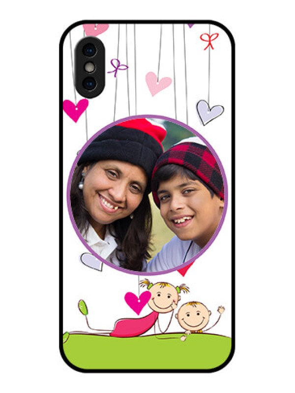 Custom iPhone XS Custom Metal Phone Case - Cute Kids Phone Case Design