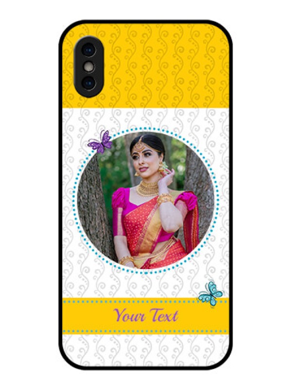 Custom iPhone XS Custom Metal Phone Case - Girls Premium Case Design