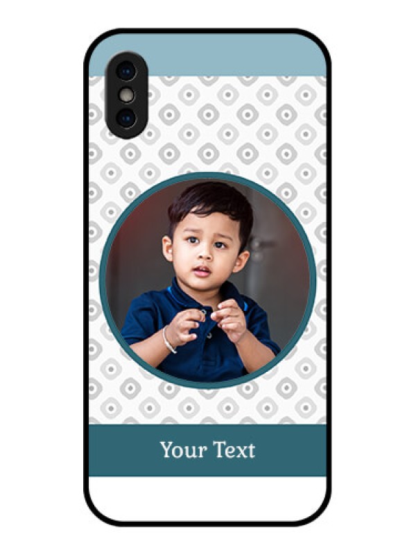 Custom iPhone XS Custom Metal Phone Case - Premium Cover Design