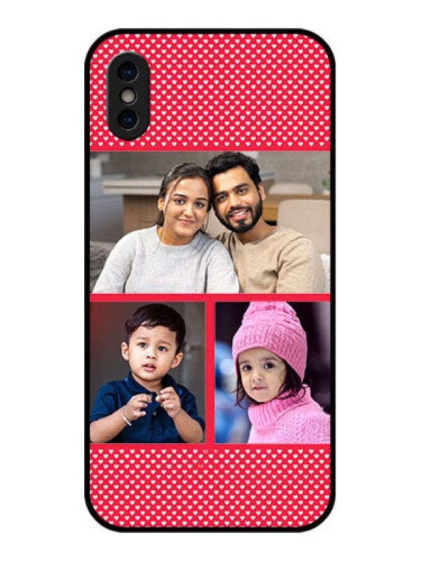 Custom iPhone XS Custom Metal Phone Case - Bulk Photo Upload Design