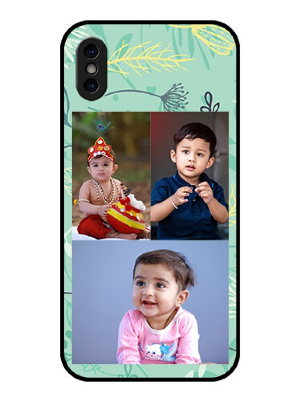 Custom iPhone XS Custom Metal Phone Case - Forever Family Design