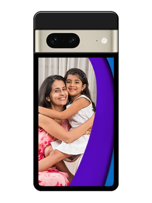 Custom Google Pixel 7 5G Custom Metal Phone CaseSimple Pattern Design