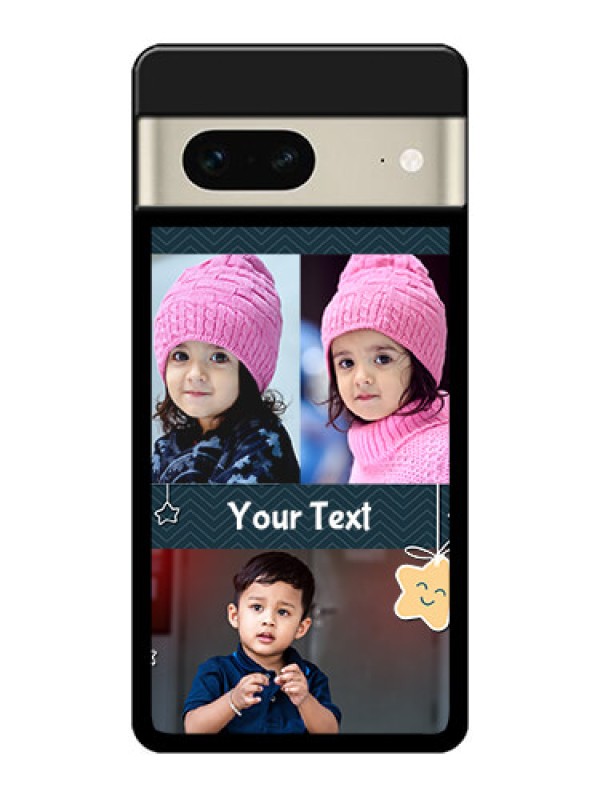 Custom Google Pixel 7 5G Custom Metal Phone CaseHanging Stars Design