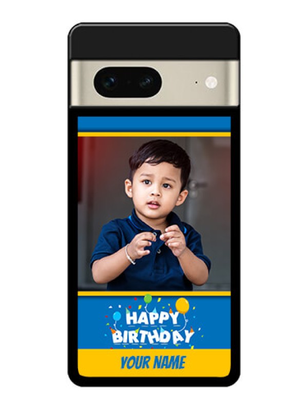 Custom Google Pixel 7 5G Custom Metal Phone CaseBirthday Wishes Design