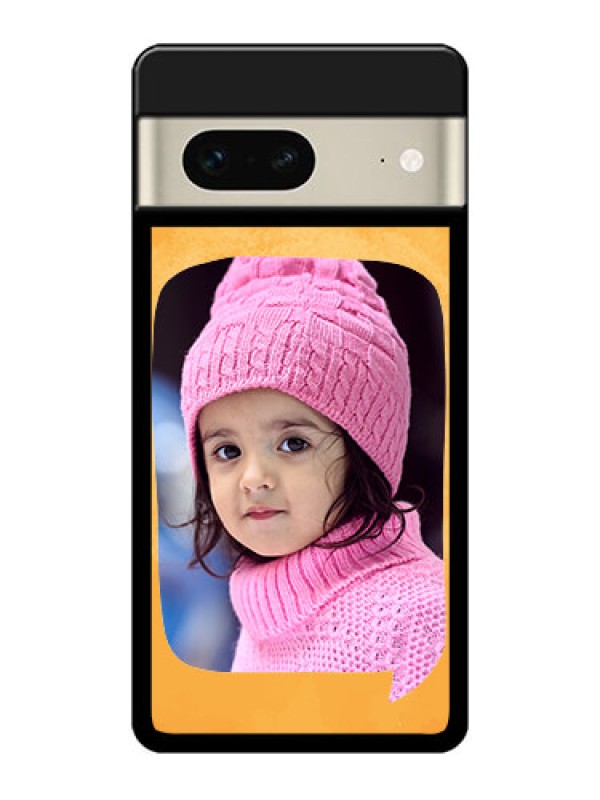 Custom Google Pixel 7 5G Custom Metal Phone CaseWater Color Design With Bird Icons