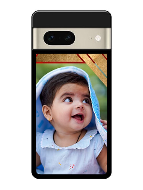 Custom Google Pixel 7 5G Custom Metal Phone CaseGradient Abstract Texture Design