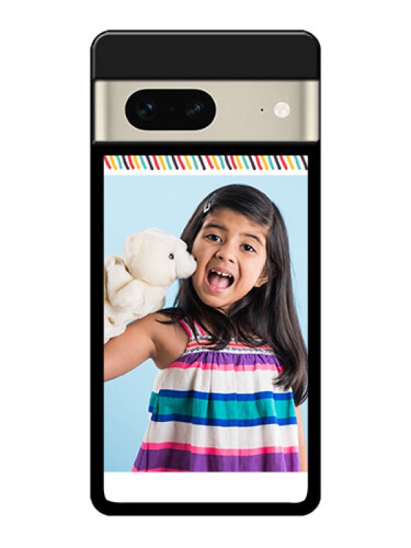 Custom Google Pixel 7 5G Custom Metal Phone CaseLine Art Design