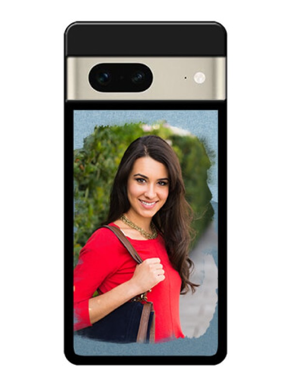 Custom Google Pixel 7 5G Custom Metal Phone CaseGrunge Line Art Design