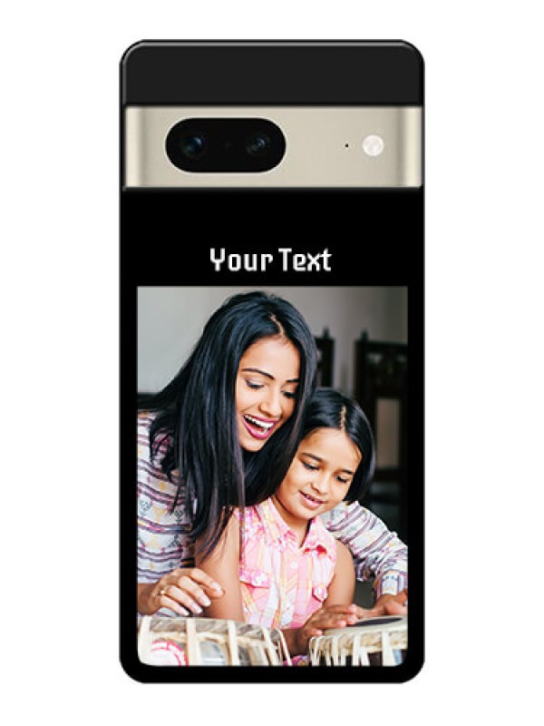 Custom Google Pixel 7 5G Custom Metal Phone CasePhoto With Name Design