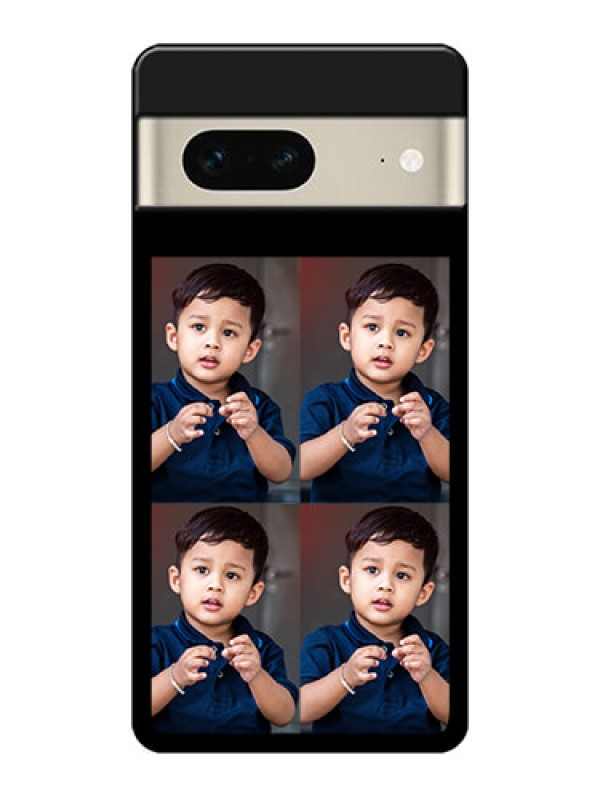 Custom Google Pixel 7 5G Custom Metal Phone Case4 Image Holder Design