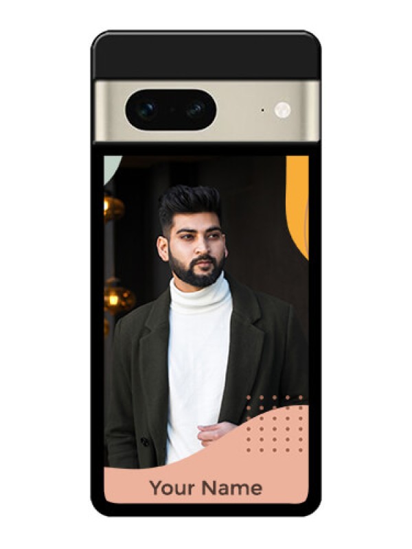 Custom Google Pixel 7 5G Custom Metal Phone CaseTri - Coloured Overlay Design