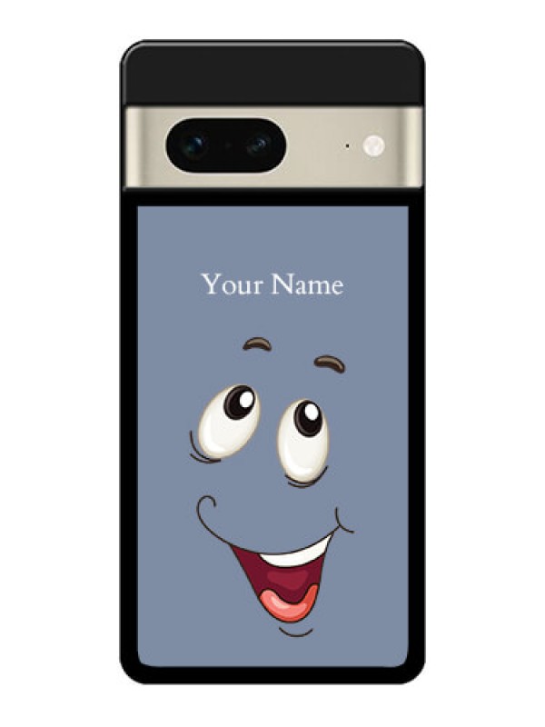 Custom Google Pixel 7 5G Custom Metal Phone CaseLaughing Cartoon Face Design