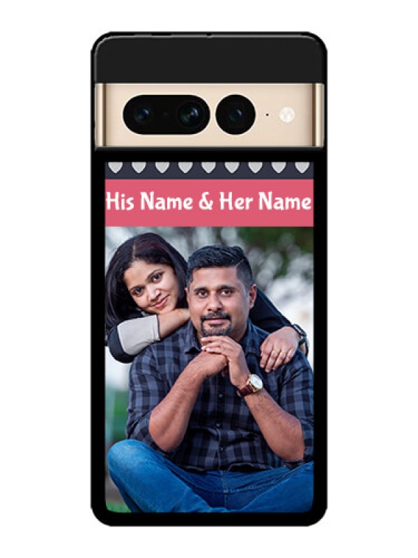 Custom Google Pixel 7 Pro 5G Custom Metal Phone CaseLove Symbols Design